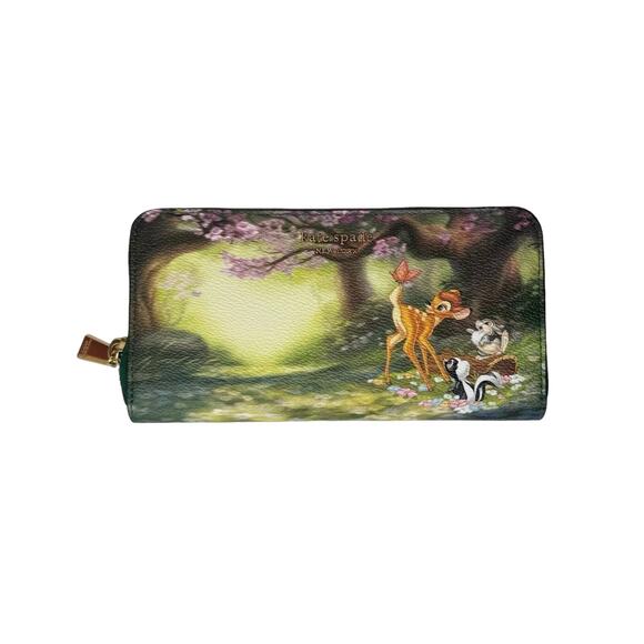 Kate Spade Disney Bambi Sutton Tote W/POUCH, Cardholder  Kate Spade Disney Bambi Sutton Medium Tote W/POUCH & Matching Wallet